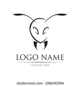 Ant Logo template vector illustration design