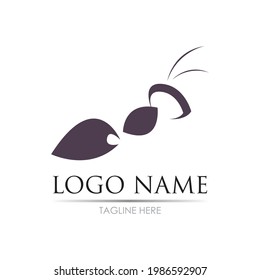 Ant Logo template vector illustration design