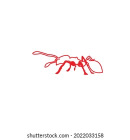 Ant Logo template vector illustration design
