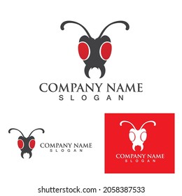 Ant Logo template vector illustration design