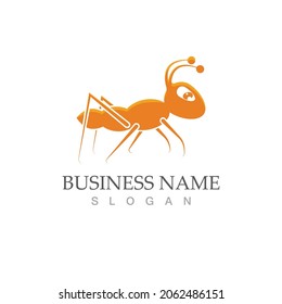 Ant Logo template vector illustration design