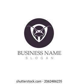 Ant Logo template vector illustration design