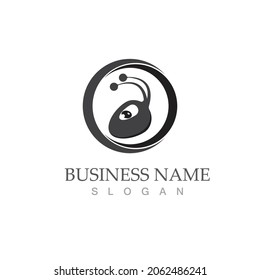 Ant Logo template vector illustration design