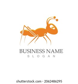 Vorlage für Ants-Logo, Vektorgrafik-Design