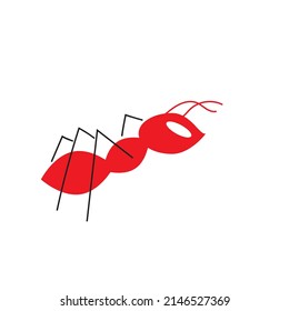 Ant Logo template vector illustration design