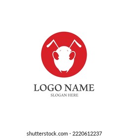 Ant Logo template vector illustration design