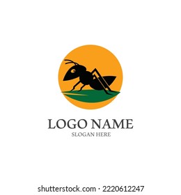 Ant Logo template vector illustration design