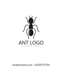 diseño de ilustración vectorial de plantilla de logotipo ant