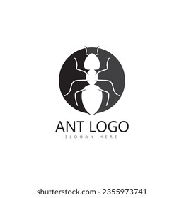 ant logo template vector illustration design