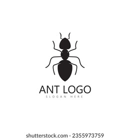 ant logo template vector illustration design
