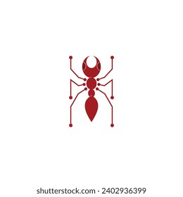 Ant Logo template vector illustration design