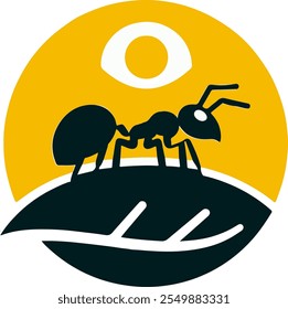 Ant Logo template vector illustration design