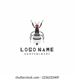 ant logo vector on white background eps file