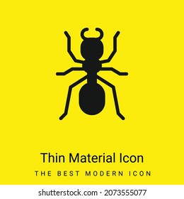 Ant minimal bright yellow material icon