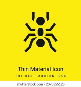 Ant minimal bright yellow material icon