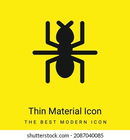 Ant minimal bright yellow material icon