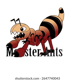 Ant Monster the  cartoon or anime vektor for t Shirt 