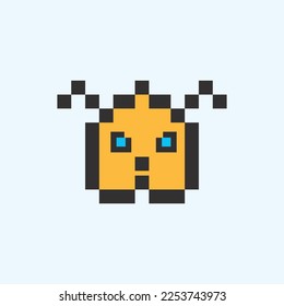 Ant pixel character for game, avatar, and profile picture