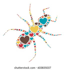 ant shape design vector illustration 