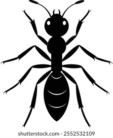 Ant Silhouette for Illustrations and Patterns