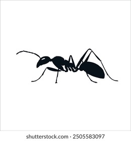 ant silhouette vector animal eps