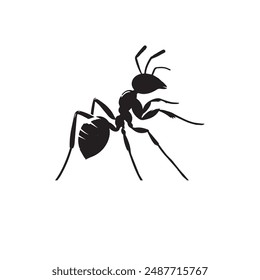 Ant silhouette vector design eps