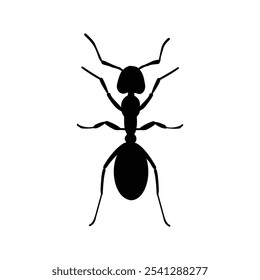 Ant silhouette Silhouette Vector Illustration