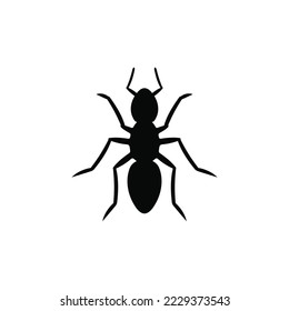 Ant simple flat icon vector