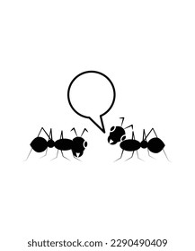 ant talk icon,vector best flat icon.