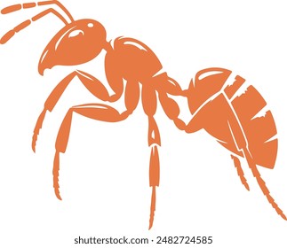 Ant Vector Art Illustration Drawing