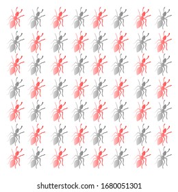 ant vector. ant background illustration