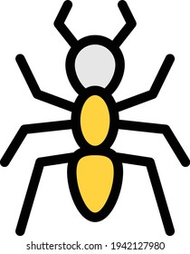 ant vector color line icon