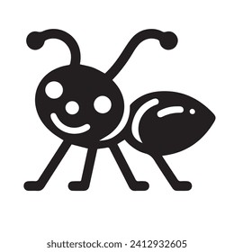 Ant Vector Design Logo Illustration

