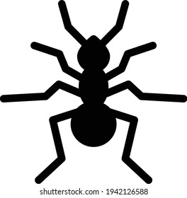 ant vector glyph flat icon