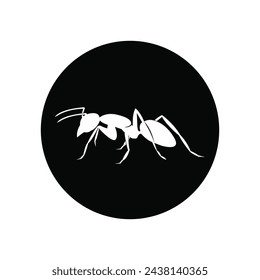 Ant vector icon illustration symbol design