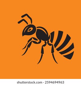 ant vector silhouette  illustration for commercial use