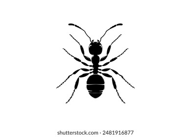 Ant vector silhouette illustration EPS 
