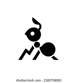 ant, diseño de iconos simples vectoriales