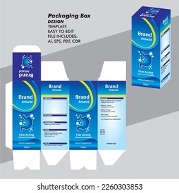 antacid syrup Appetite stomach Syrup packaging box