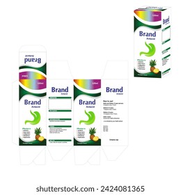 antacid syrup Appetite stomach Syrup packaging box o