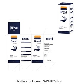 antacid syrup Appetite stomach Syrup packaging box AL