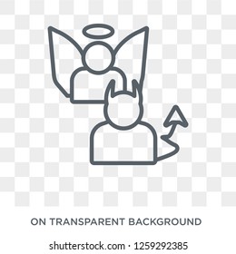 antagonist icon. Trendy flat vector antagonist icon on transparent background from Fairy Tale collection. High quality filled antagonist symbol use for web and mobile