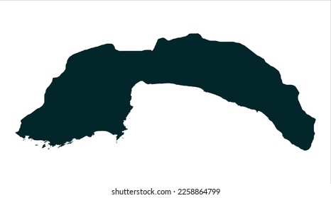 Mapa vectorial de Antalya Turquía ilustra el fondo blanco , Mapa de Antalya Turquía