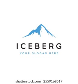 Antarctic iceberg logo design, with a simple concept.