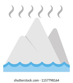 
antarctic melting glacier in a global warming environment
