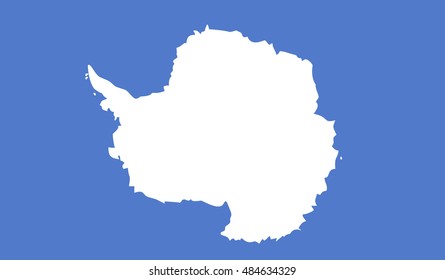 antarctica country flag - vector