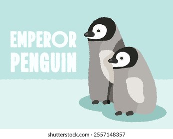 antarctica cute baby emperor penguin