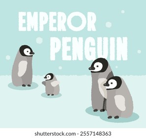 antarctica cute baby emperor penguin