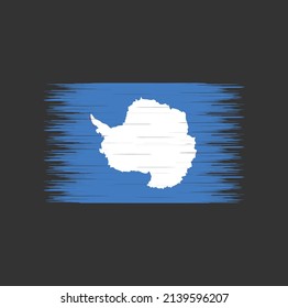 Pincel de la Bandera Antártica. Bandera nacional