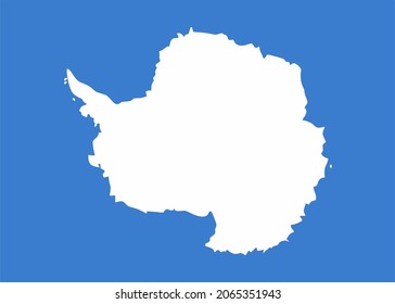 Antarctica flag with correct proportion Vector